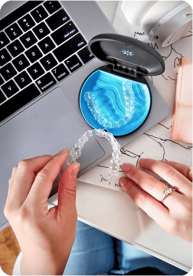 Step 2: Receive your aligners and start transforming your smile